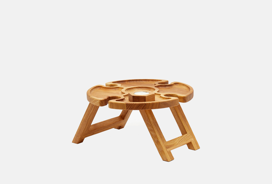 Изображение товара Винный столик-менажница Welovewood на 4 бокала