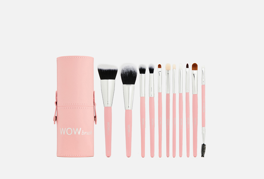 Изображение товара Набор кистей для макияжа WOW brush Pink