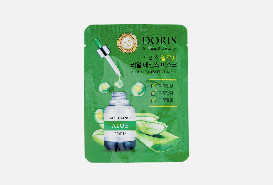 

Тканевая маска для лица DORIS, Aloe Real Essence Mask 1 шт