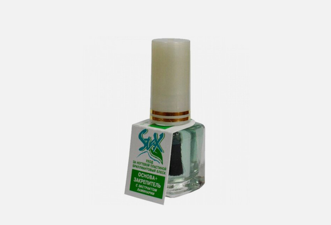 Основа+закрепитель для ногтей STAX С экстрактом ламинарии 6 мл активатор роста ногтей stax с биотином и экстрактом бамбука 6 мл