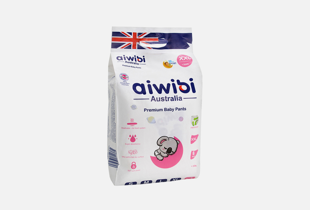 Изображение товара Трусики-подгузники 15-21кг Aiwibi Australia Premium XXL