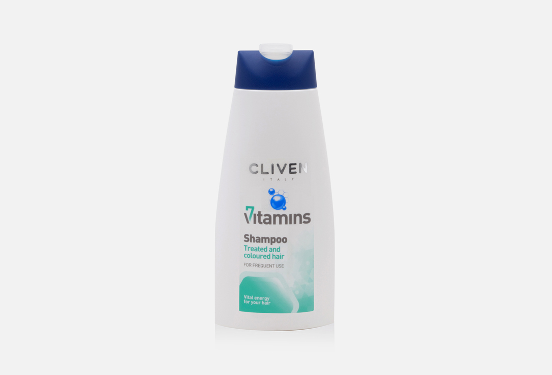 Шампунь для окрашенных и химически обработанных волос  Cliven 7 Vitamins 