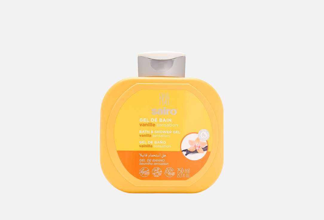 Изображение товара Гель для душа SAIRO VANILLA SENSATION 750 мл для женщин и всех типов кожи