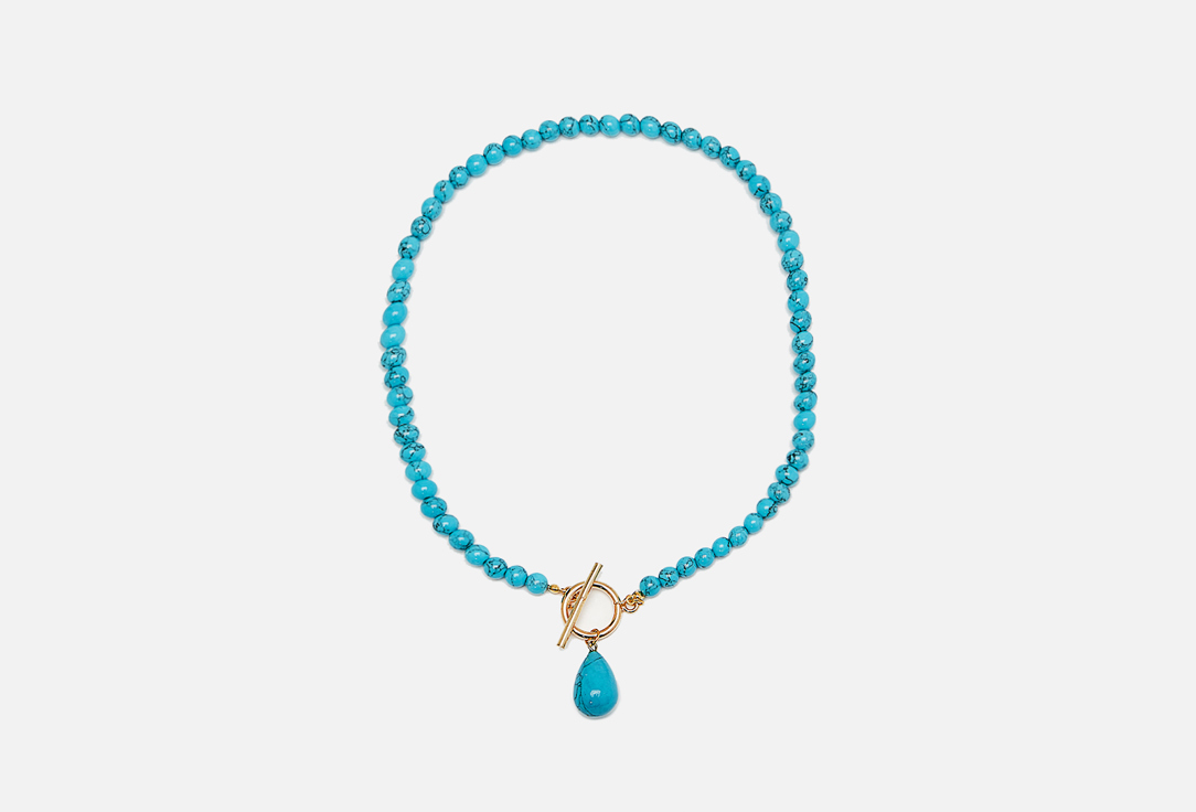 Колье  Holly June Drop Necklac, turquoise 