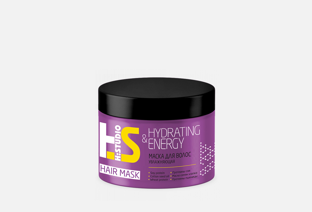 Маска для увлажнения волос  H:Studio Hydrating&Energy 
