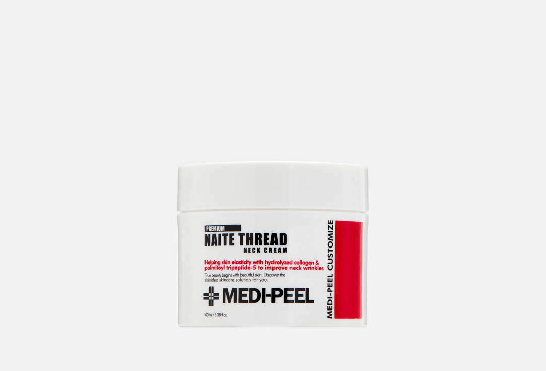 цена Моделирующий крем для шеи и декольте MEDI PEEL Premium Collagen Naite Thread Neck Cream 2.0 100 мл