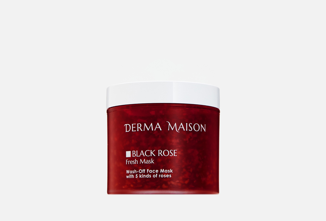 Тонизирующая маска с экстрактом розы и комплексом ферментов MEDI PEEL Derma Maison Black Rose  