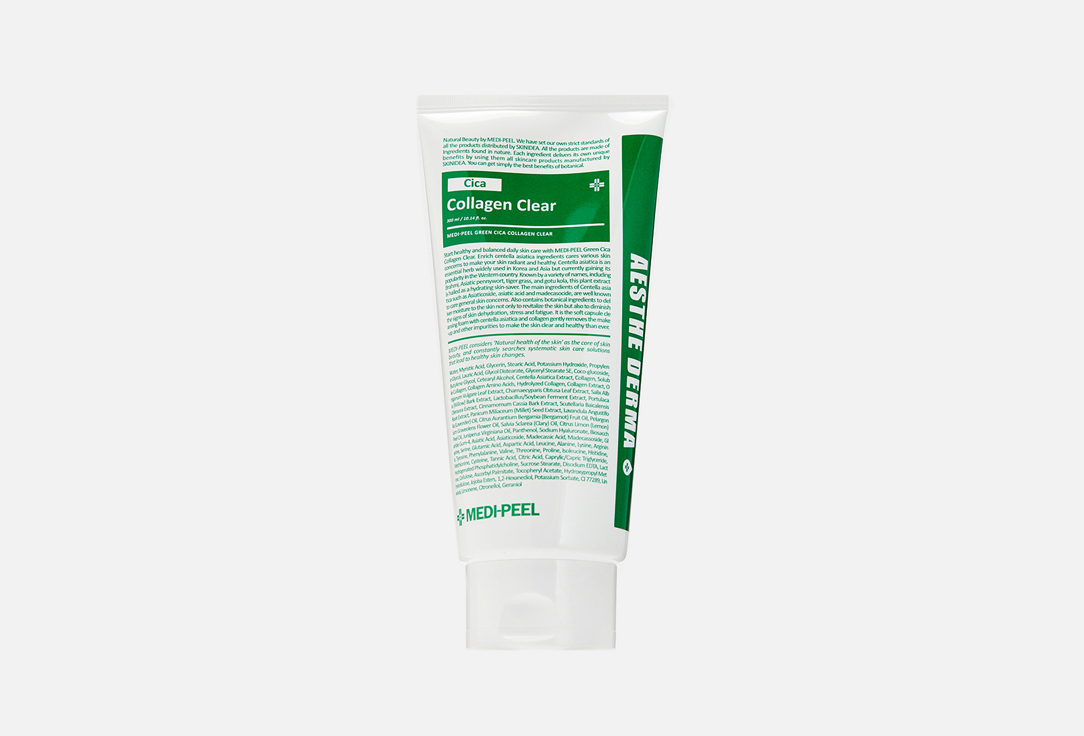 цена Успокаивающая очищающая пенка MEDI PEEL Green Cica Collagen Clear 300 мл