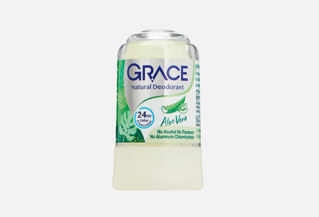 кристаллический дезодорант GRACE Deodorant Aloe Vera 70 г кристаллический дезодорант grace deodorant pure and natural 70 гр