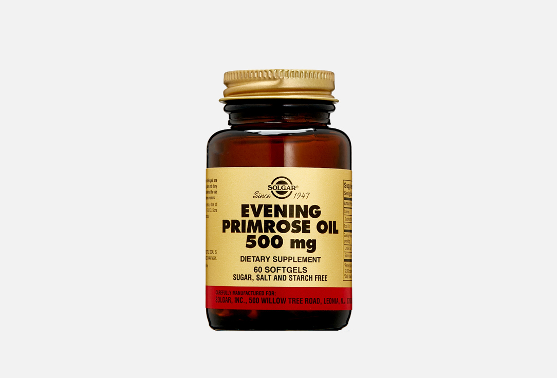 Изображение товара Масло примулы вечерней Solgar Evening Primrose Oil 500 мг в капсулах