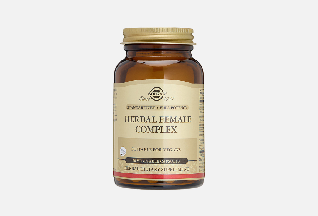 Изображение товара БАД для женского здоровья Solgar Herbal Female Complex в капсулах