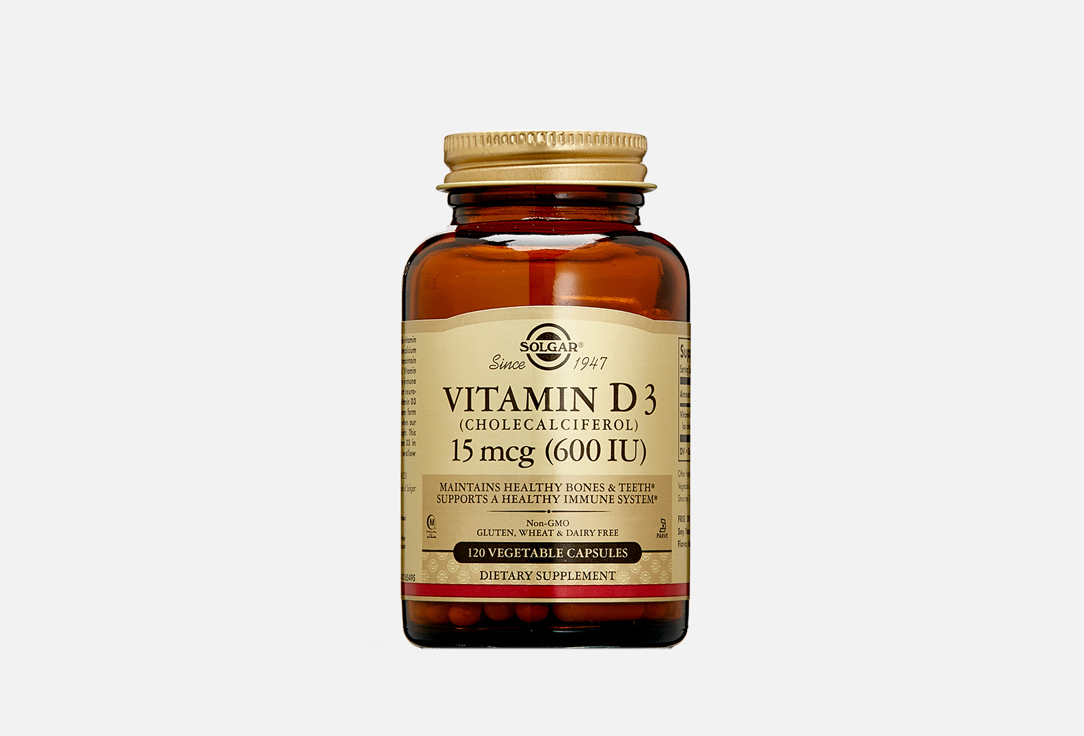 Витамин D3 Solgar Vitamin D3 600 МЕ 