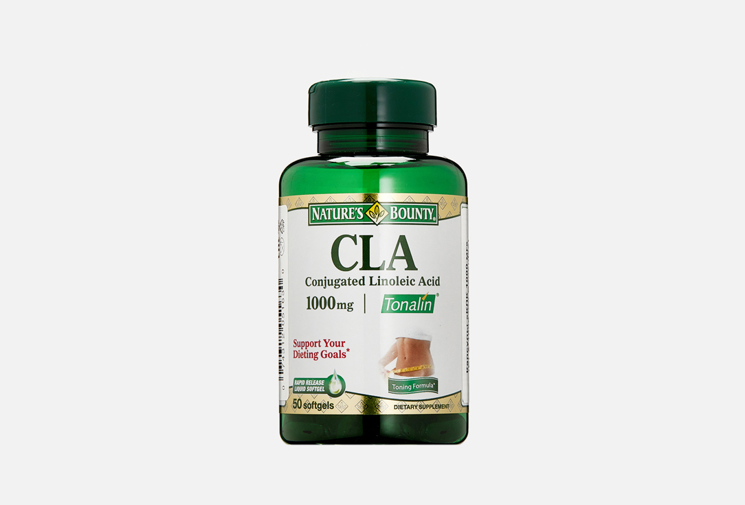 CLA Nature’s Bounty 1000 мг в капсулах 
