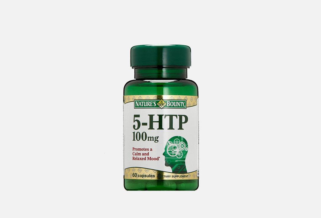 

5-HTP NATURE’S BOUNTY, 100 мг в капсулах 60 шт