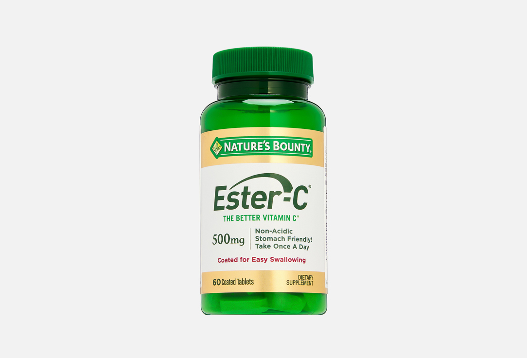 Изображение товара Витамин С Nature's Bounty Ester-C 500 mg в таблетках для укрепления иммунитета
