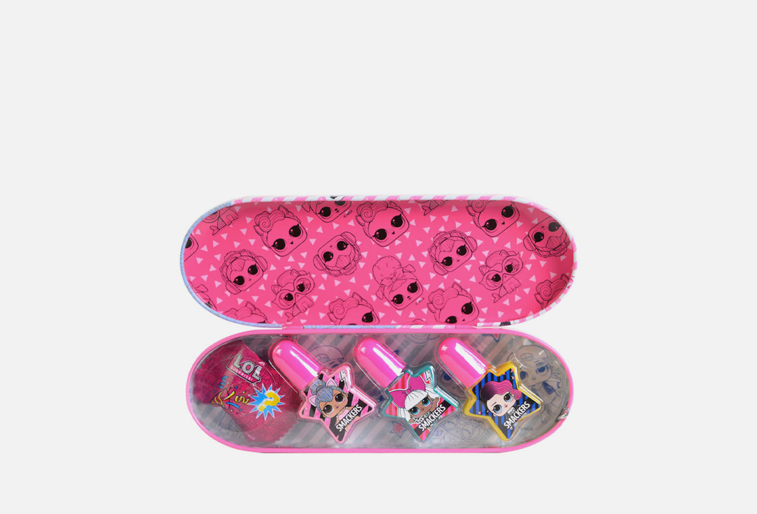 цена Игровой набор детской декоративной косметики для ногтей в пенале MARKWINS L.O.L. Surprise! 1 шт