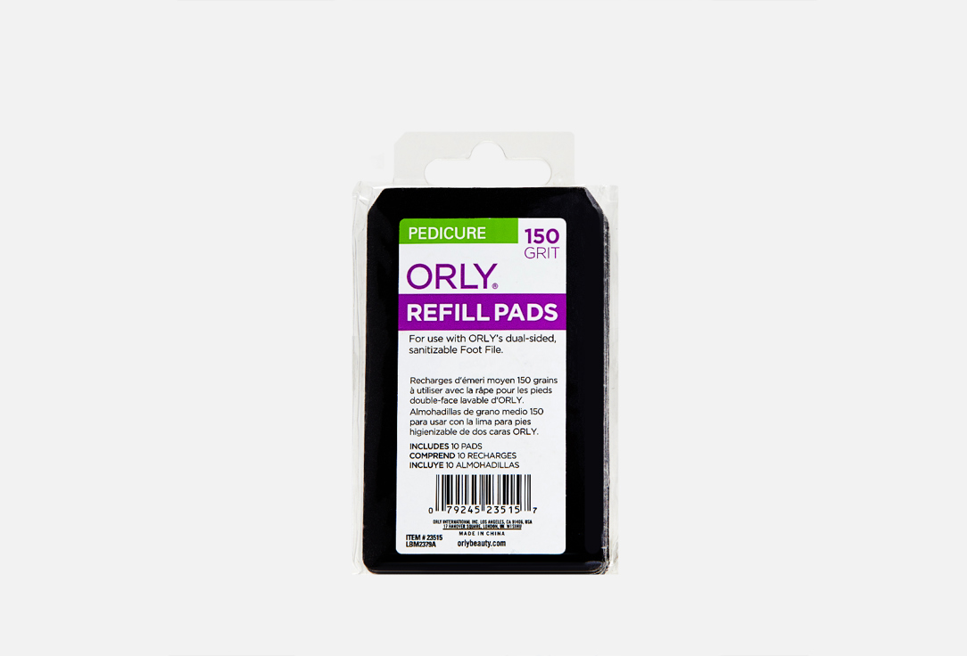 Сменный блок для пилки для педикюра Orly Foot File Refill Pads 150  