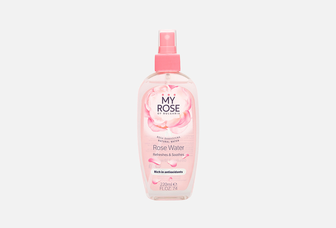 Изображение товара Розовая вода для лица My Rose of Bulgaria Rose Water 220 мл натуральный тоник для кожи