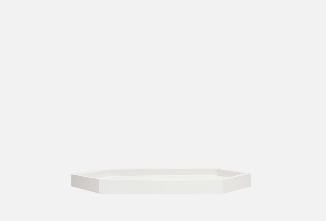 Тарелка декоративная VILLERMO ШЕСТИУГОЛЬНАЯ, white 1 шт villermo фигурная гипсовая тарелка villermo