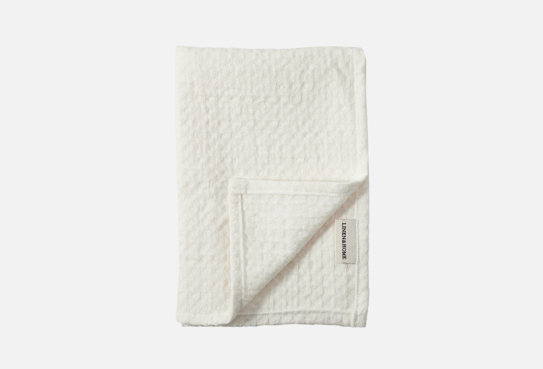 

Полотенце льняное LINEN&HOME, Белый, Молочное, 50х70 1 шт