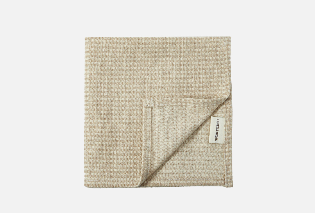 

Полотенце льняное LINEN&HOME, Бежевый, Натуральное, 50х70 1 шт