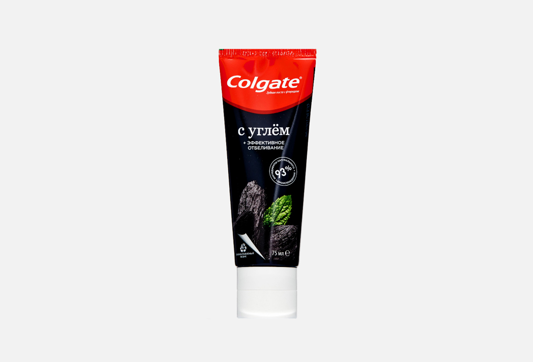 Зубная паста COLGATE Naturals Эффективное Отбеливание с Углем 1 шт colgate toothpaste natural extracts lemon oil 75 ml