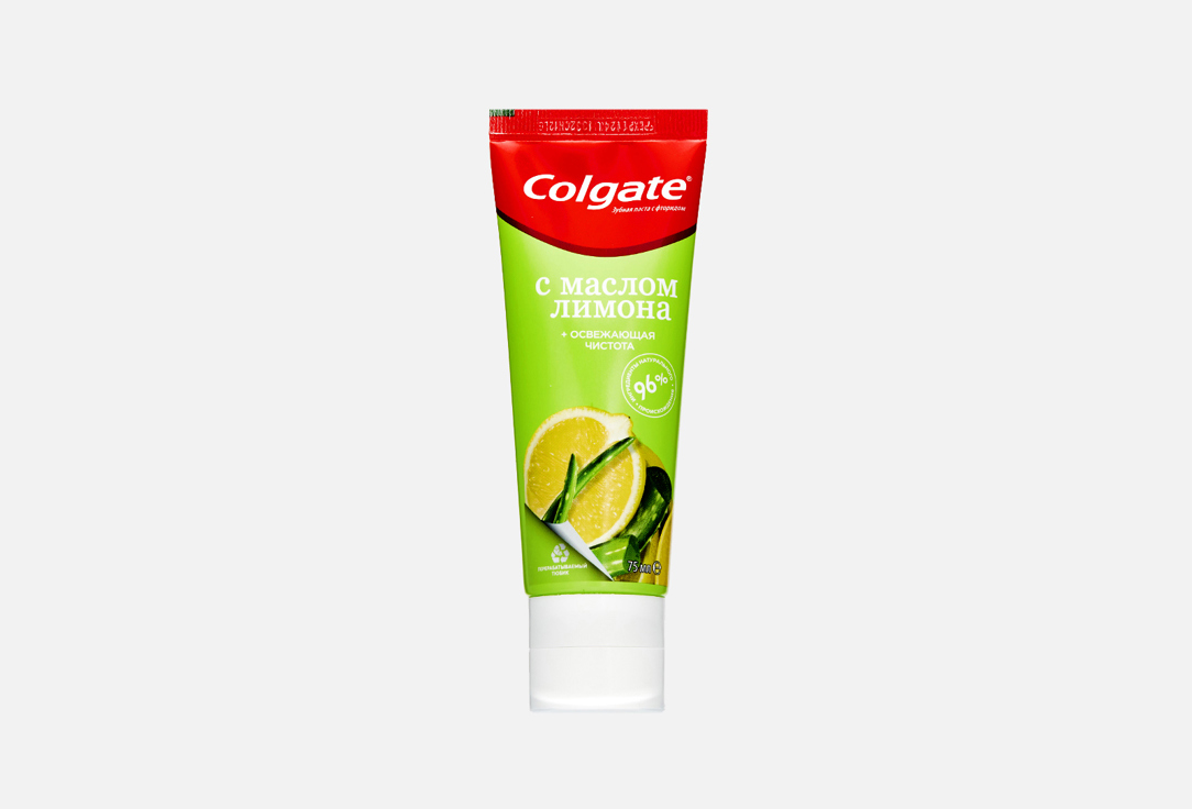 цена Зубная паста COLGATE Освежающая чистота с Маслом Лимона 1 шт
