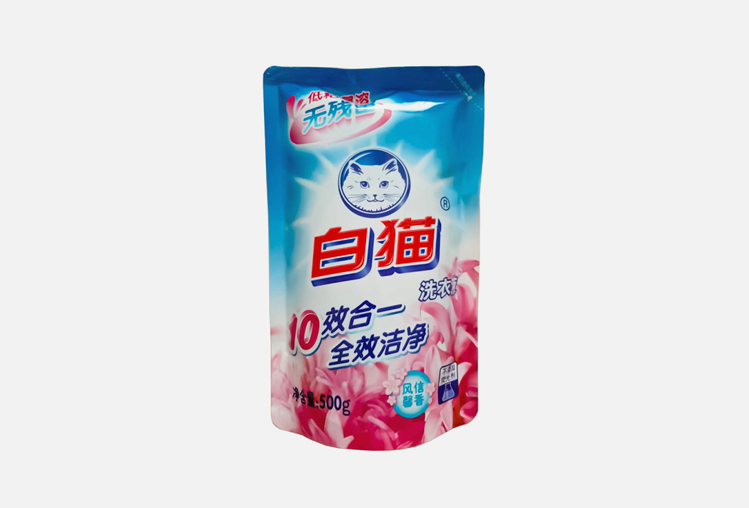 

Жидкое средство для стирки белья BAIMAO, Whitecat концентрат 500 мл