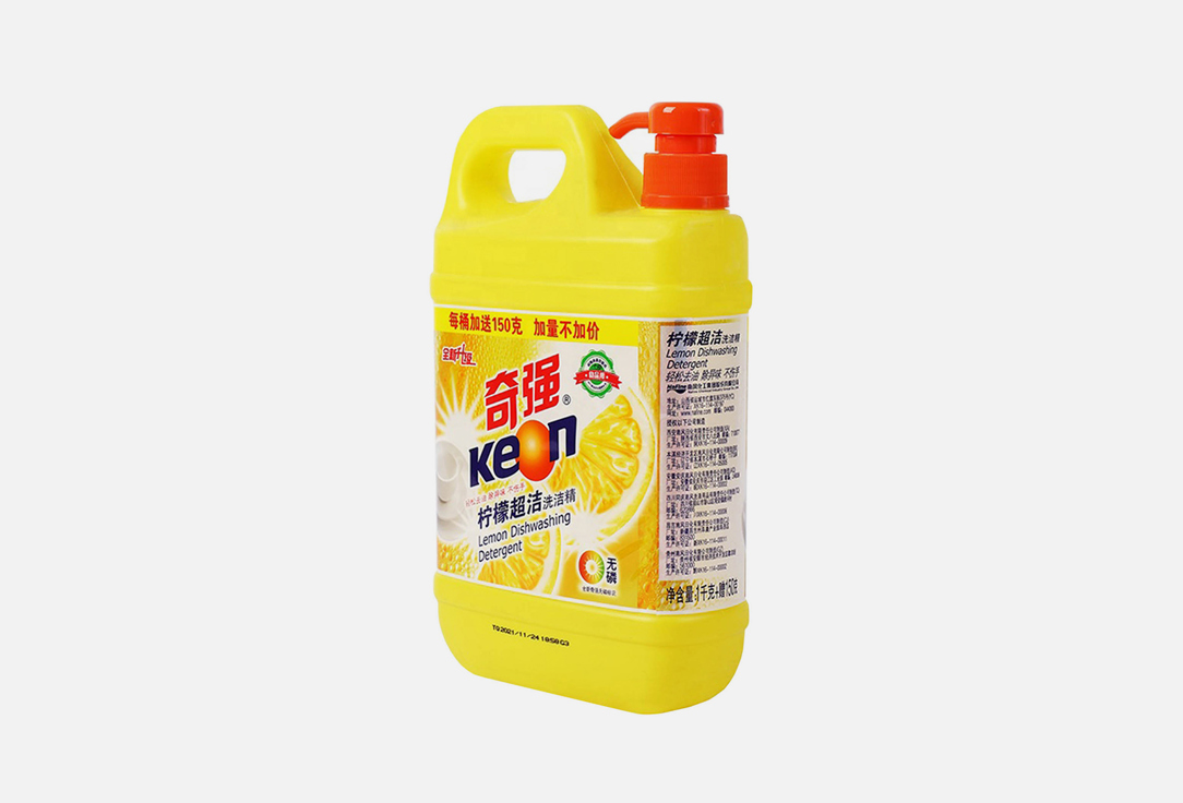 Моющее средство для посуды KEON Lemon Dish washing Liquid 1290 мл жидкое средство для стирки keon с ароматом лилии 1000 мл