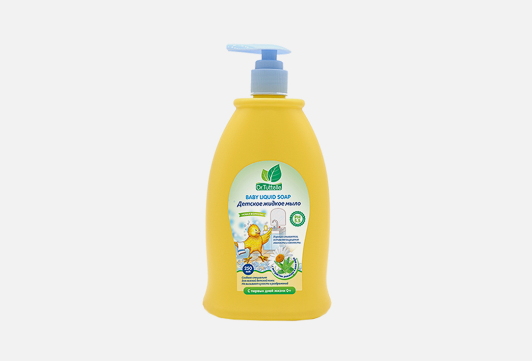 Детское жидкое мыло с дозатором Dr.Tuttelle Baby liquid hand soap 