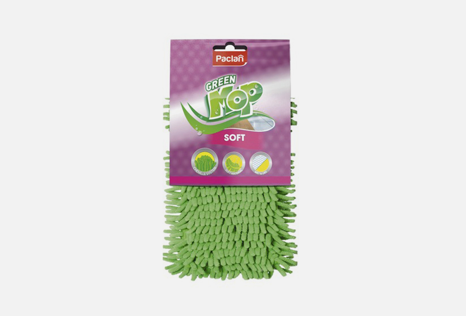 Paclan Насадка для швабры Green Mop 1 шт — купить в Алматы и Шымкенте