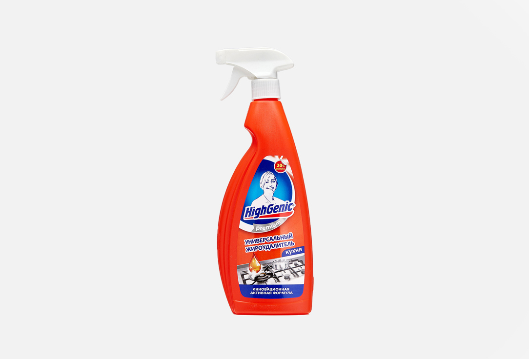 

УНИВЕРСАЛЬНЫЙ ЖИРОУДАЛИТЕЛЬ HIGHGENIC, STRONG OIL REMOVER 750 мл