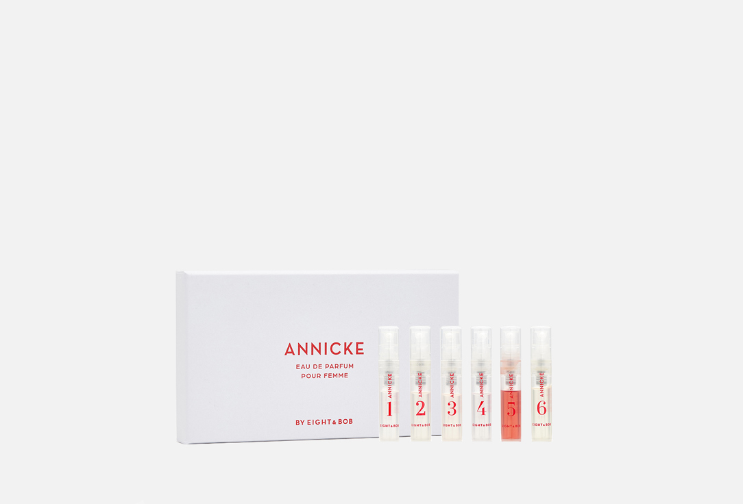 Изображение товара Дорожный набор 6х 2 мл Eight & Bob ANNICKE - женские ароматы, пробники для путешествий