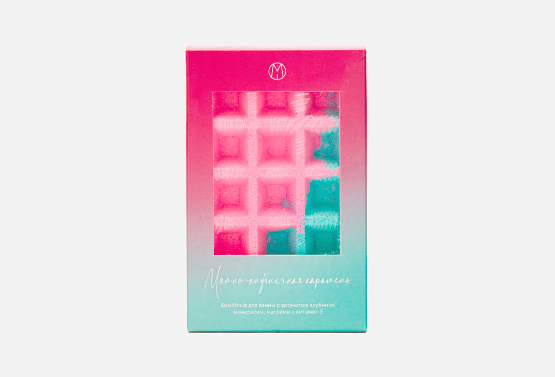 Изображение товара бомбочка для ванны MiPASSION MINT-STRAWBERRY CARAMEL
