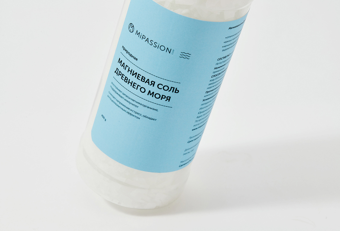 Природная магниевая соль для ванны MiPASSION Natural Magnesium Bath Salt 