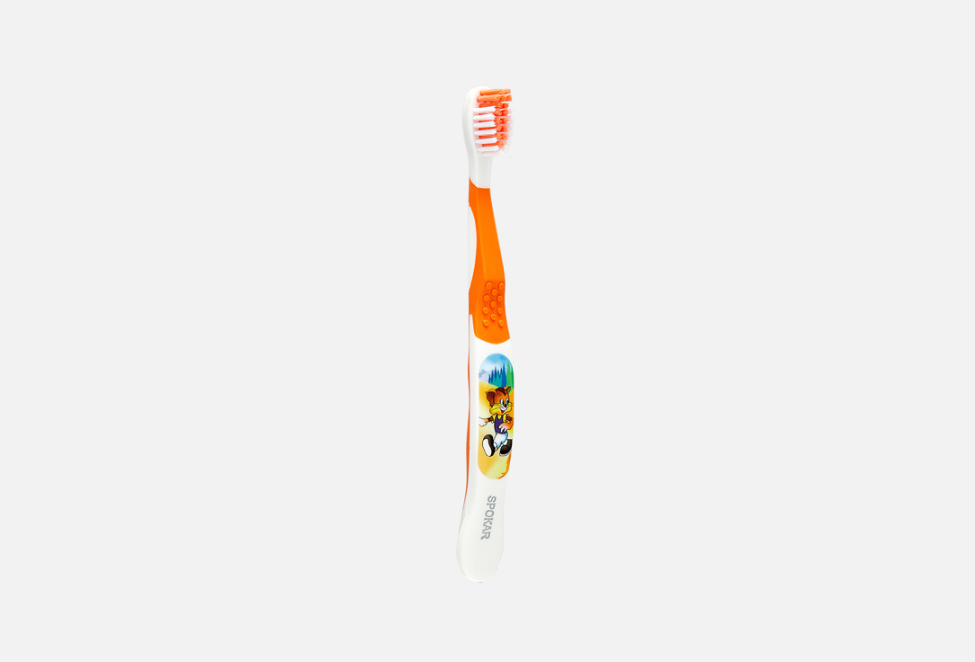 Детская зубная щетка (в ассортименте) SPOKAR Tommy soft 1 шт spokar junior soft детская зубная щетка мягкая 7