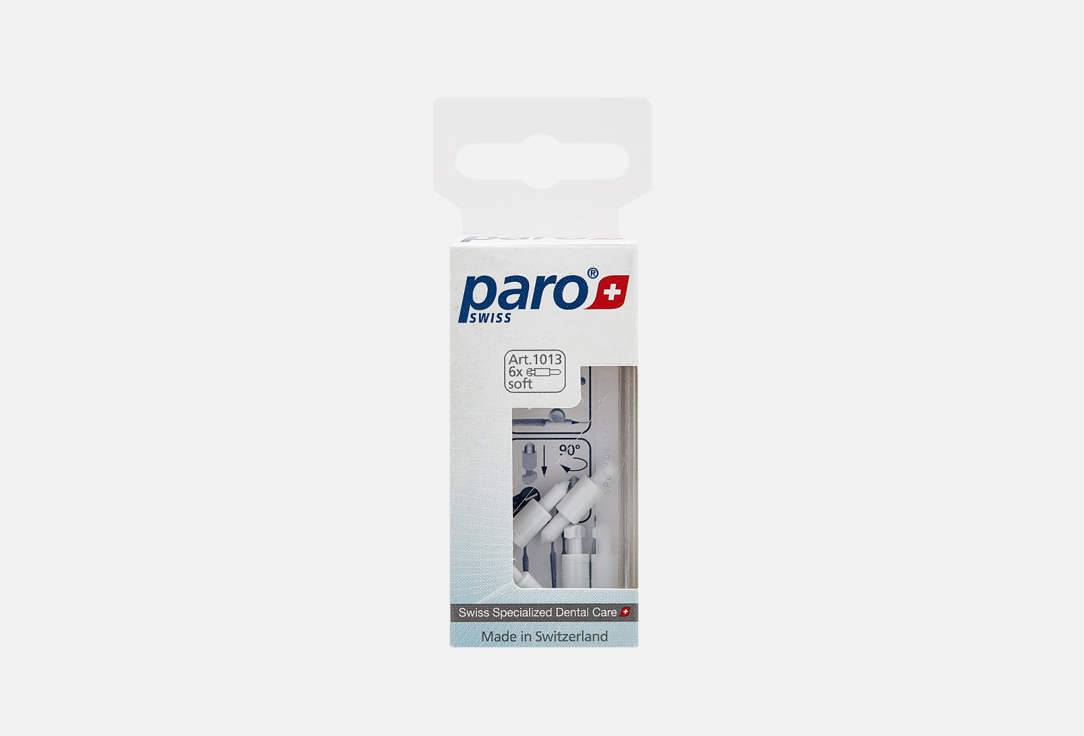 Сменные насадки для монопучковой щетки Paro Interspace Tip, soft    