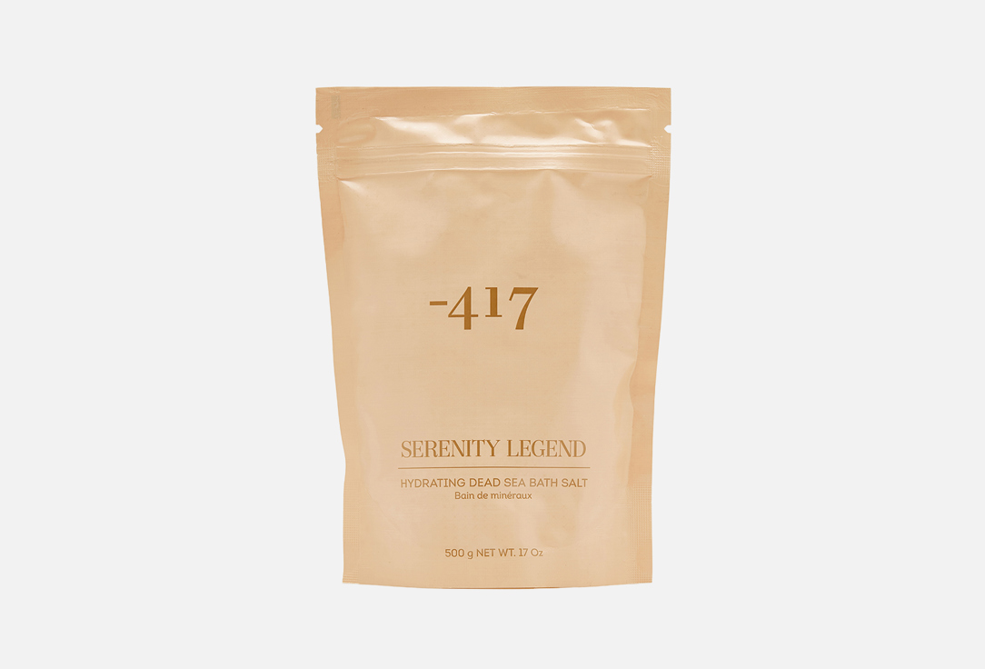Соль Мертвого моря для расслабляющей ванны MINUS 417 Hydrating dead sea bath salt 500 г