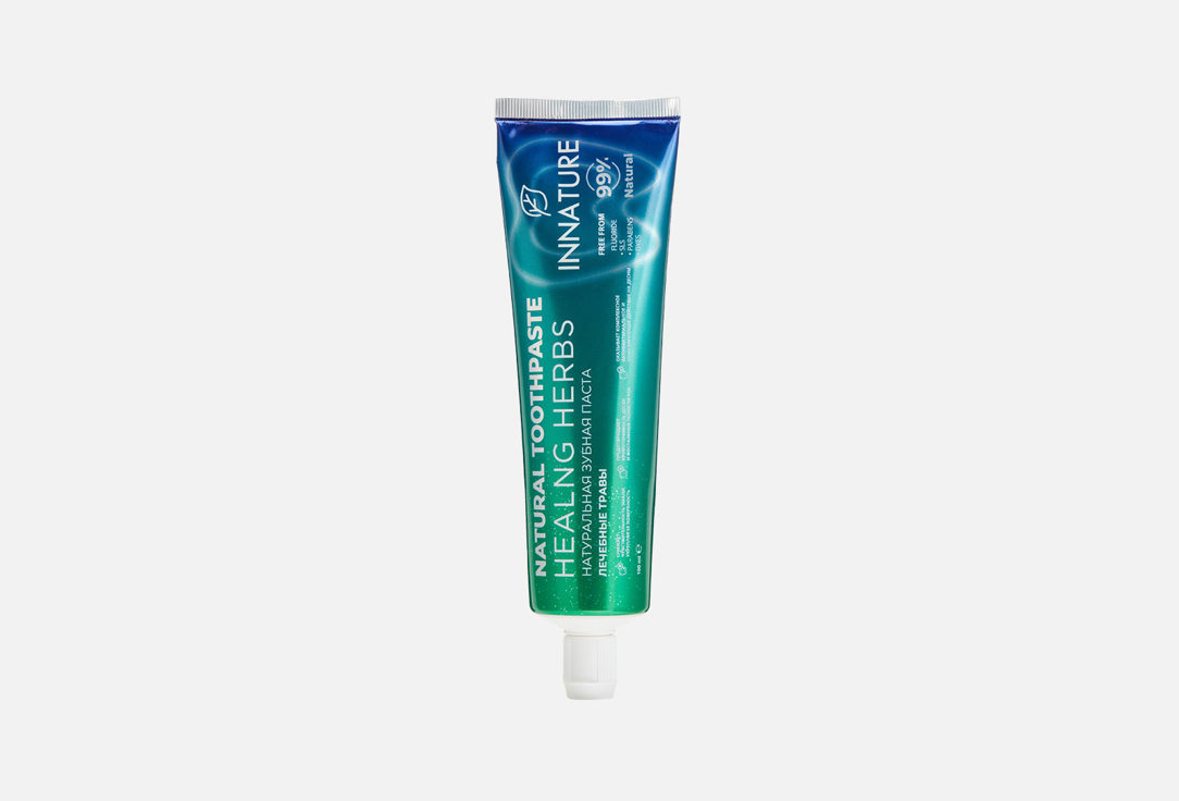 Натуральная зубная паста для чувствительной эмали зубов INNATURE HEALING HERBS 100 мл зубная паста в таблетках arepo toothpaste healing herbs assets 110 шт