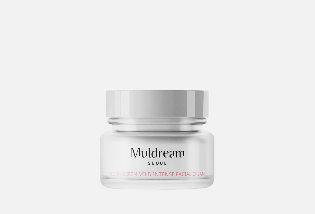 Восстанавливающий крем для лица  Muldream Vegan Green Mild Intense Facial Cream 