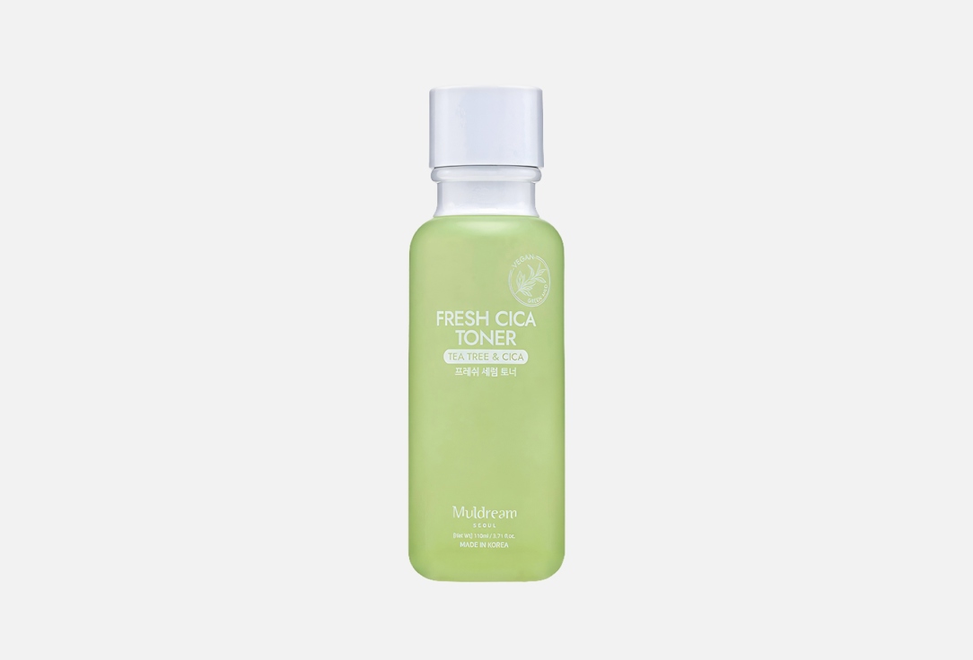 Изображение товара Веганский увлажняющий сывороточный тонер Muldream Vegan Green Mild Fresh Serum Toner 110 мл для все