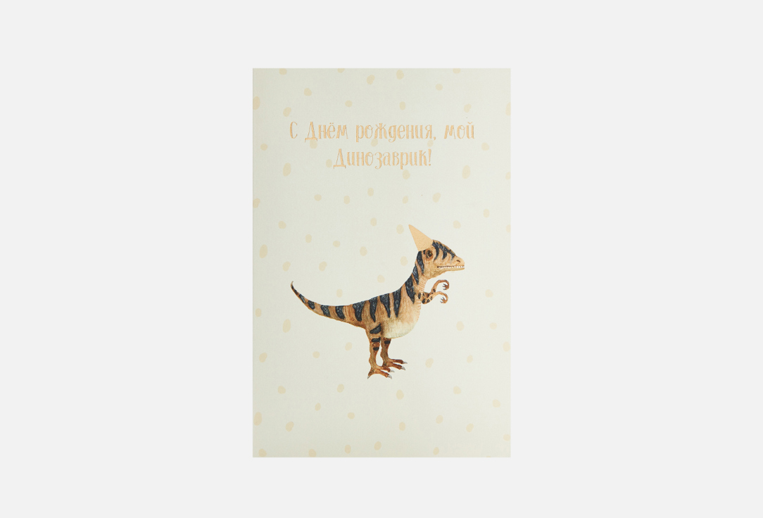 открытка paperie снегири 1 шт открытка PAPERIE Моему динозаврику 1 шт