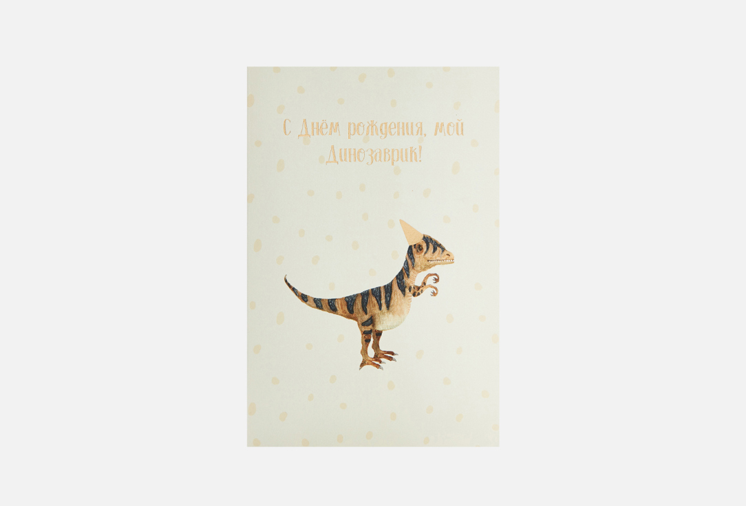 открытка PAPERIE Моему динозаврику 1 шт именной ежедневник моему сыну