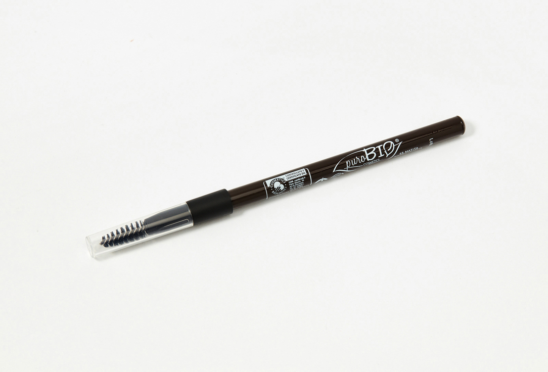 Карандаш для бровей  PuroBio Cosmetics Eyebrow Pencil 48 уголь