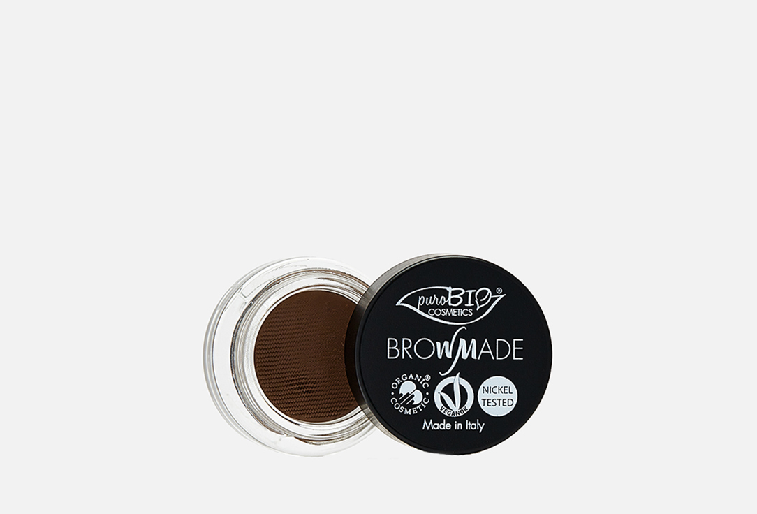 Помада для бровей  PuroBio Cosmetics Brow pomade Browmade 03 темно-коричневый 