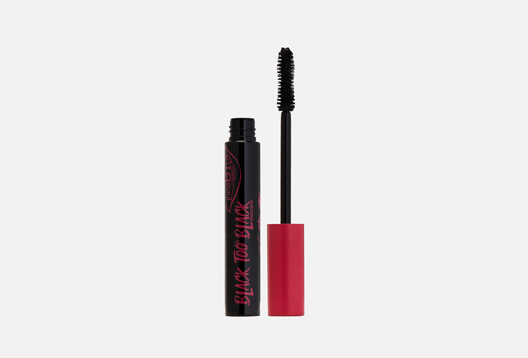 

Тушь объемная PUROBIO COSMETICS, Черный, Mascara Black Too Black 9.9 мл