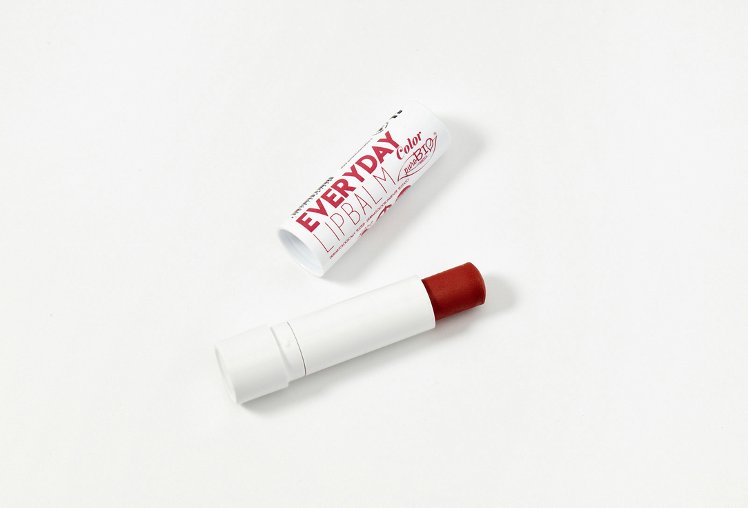 Бальзам для губ ежедневный уход оттеночный  PuroBio Cosmetics Everyday Color LIPBALM  розовый