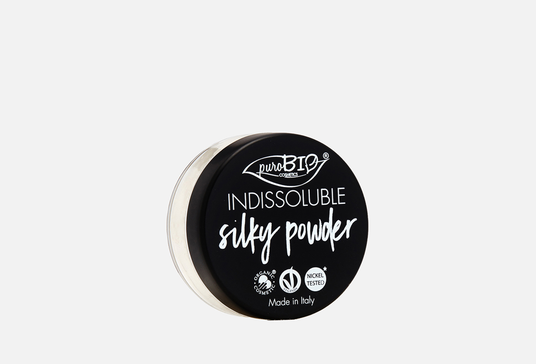 

Шелковая пудра PUROBIO COSMETICS, Бежевый, Indissoluble Silky Powder 8 г