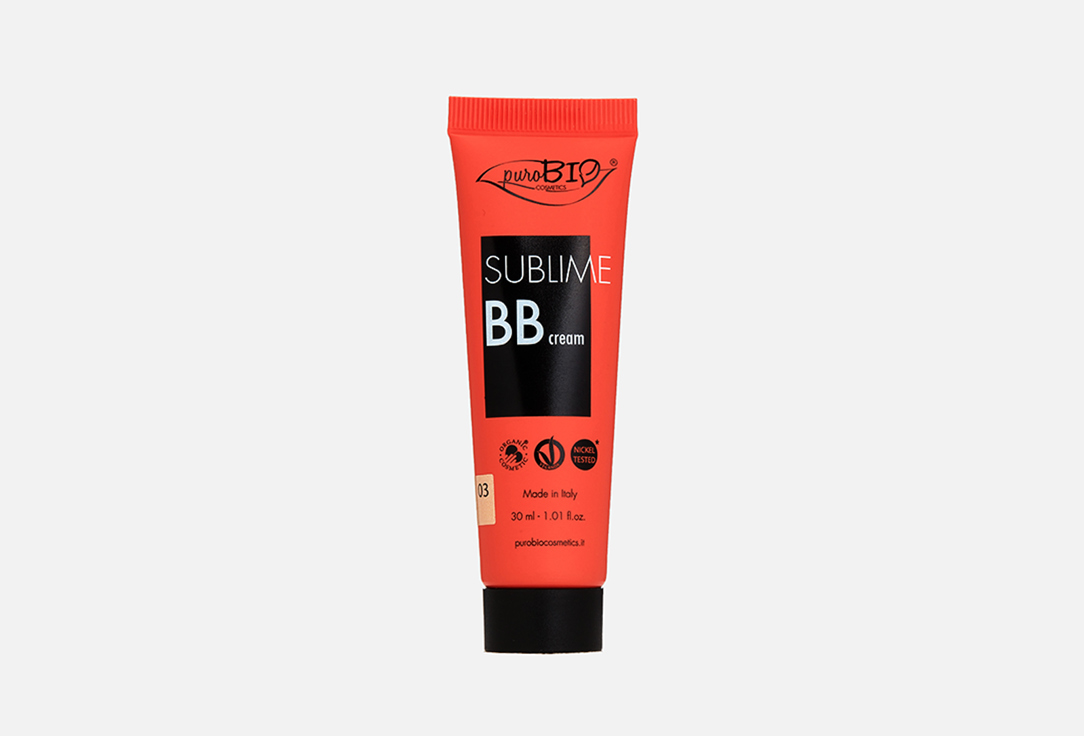 ВВ крем влагостойкий PUROBIO COSMETICS Sublime BB Cream 30 мл purobio sublime bb крем 30 мл оттенок 01