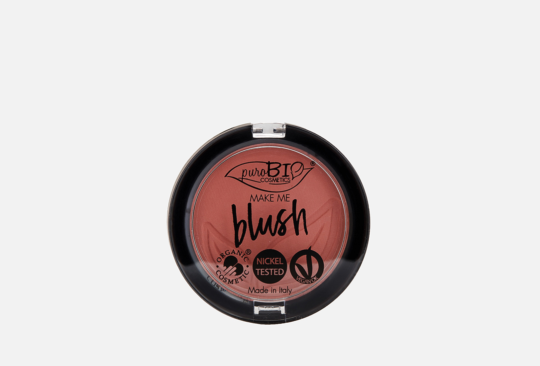 Пудра-румяна PuroBio Cosmetics Blush 1 розовый